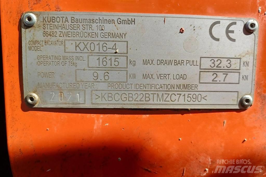 Kubota KX016-4G Mini pelle < 7t