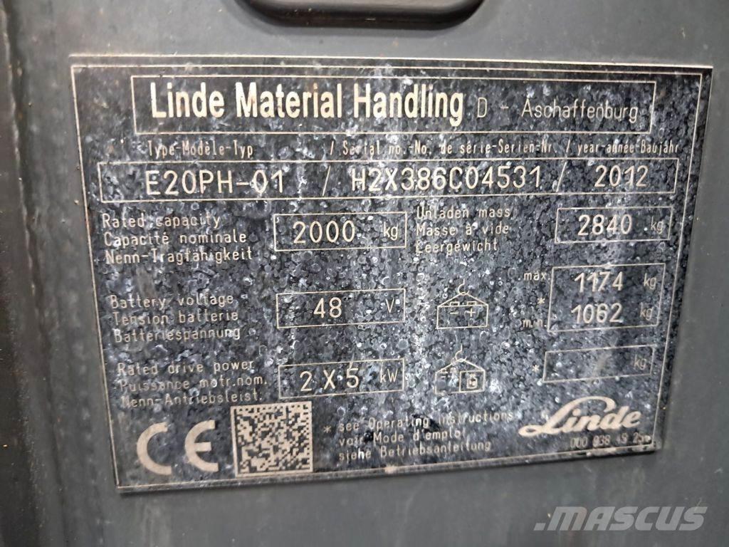 Linde E20PH-01 Chariots élévateurs électriques