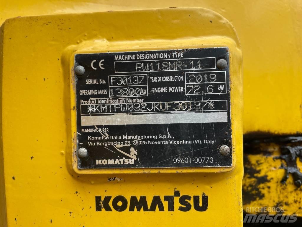 Komatsu PW 118 Pelle sur pneus
