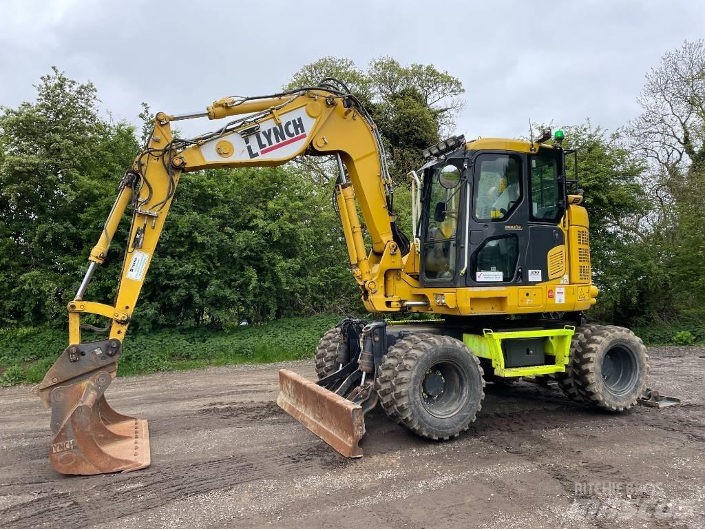 Komatsu PW 118 Pelle sur pneus
