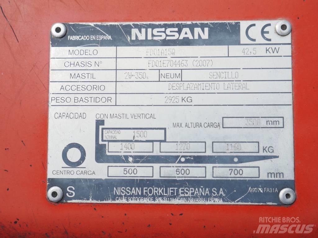 Nissan FD01 A 15 Q Chariots diesel