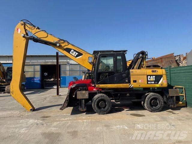 CAT 318D MH Pelle sur pneus