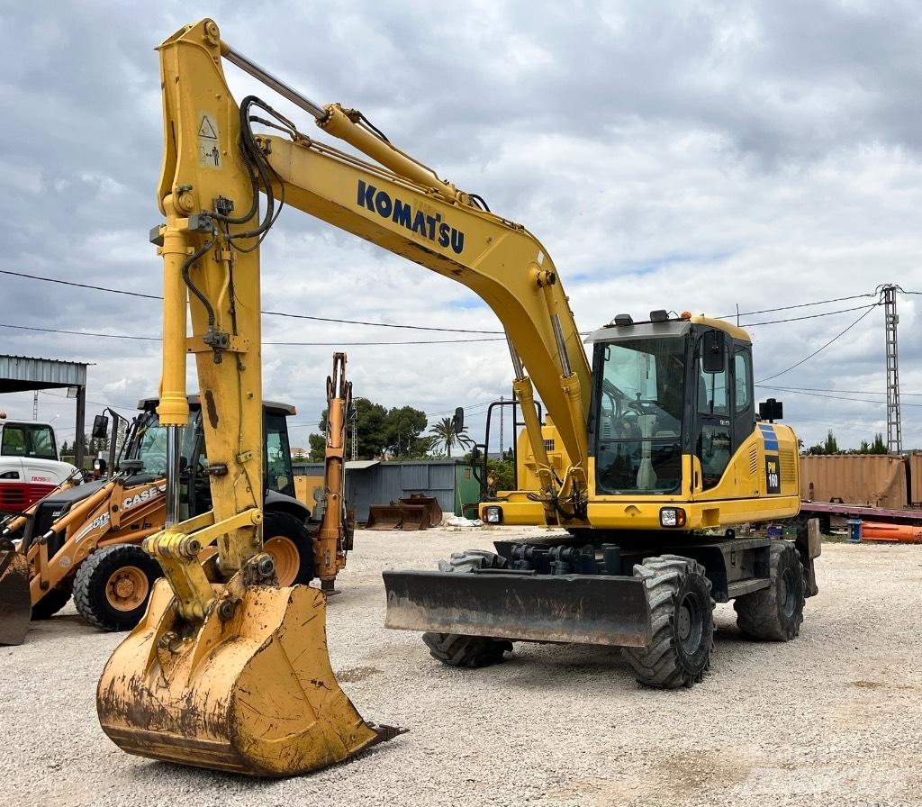 Komatsu PW 160 Pelle sur pneus