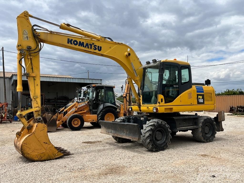 Komatsu PW 160 Pelle sur pneus