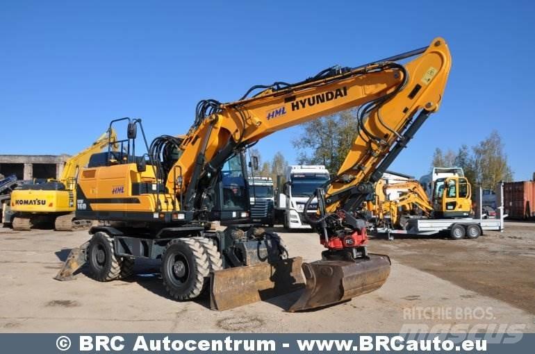 Hyundai HW160 Pelle sur pneus