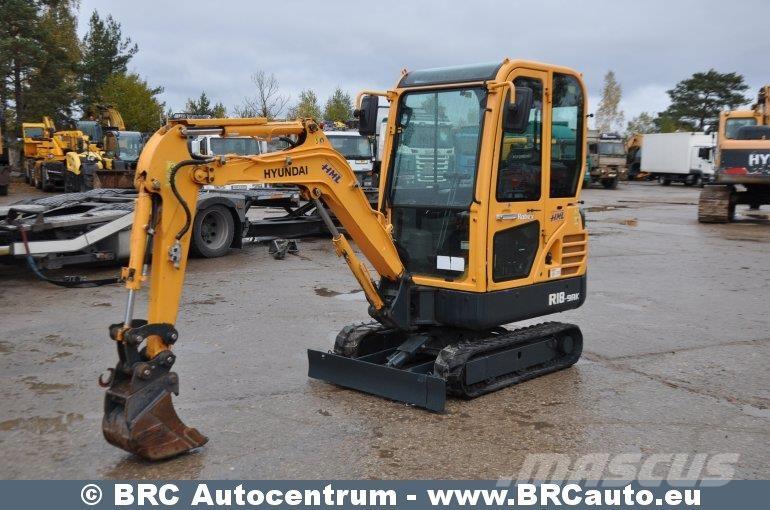 Hyundai R18-9AK Mini pelle < 7t
