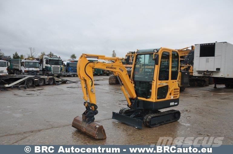 Hyundai R18-9AK Mini pelle < 7t