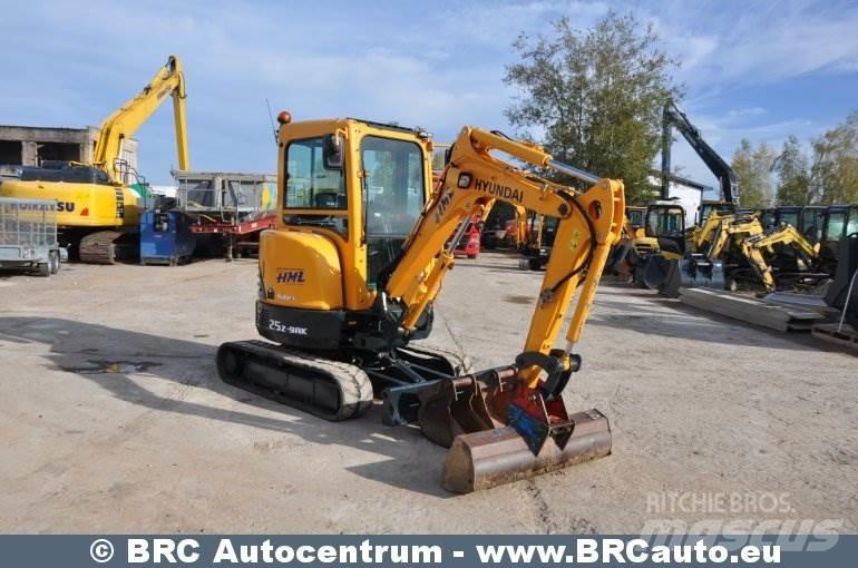 Hyundai R25Z-9AK Mini pelle < 7t