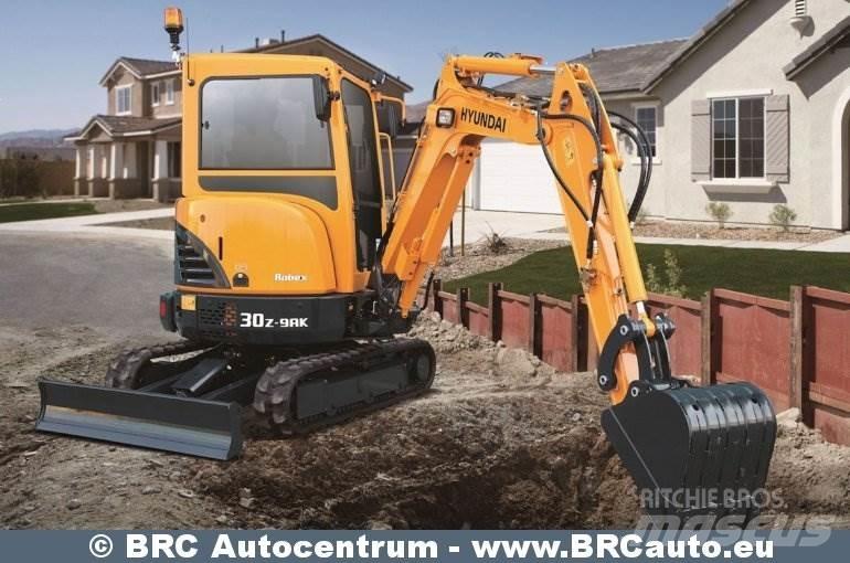 Hyundai R30Z-9AK Mini pelle < 7t