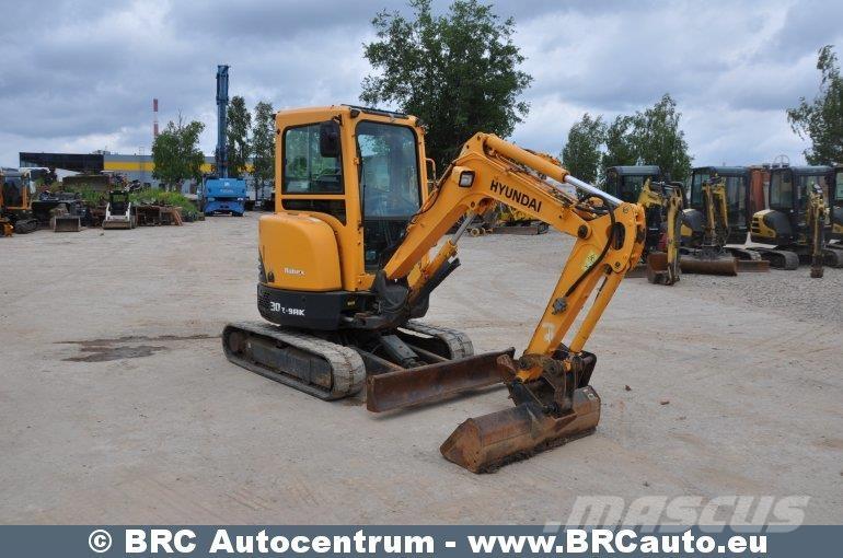 Hyundai R30Z-9AK Mini pelle < 7t