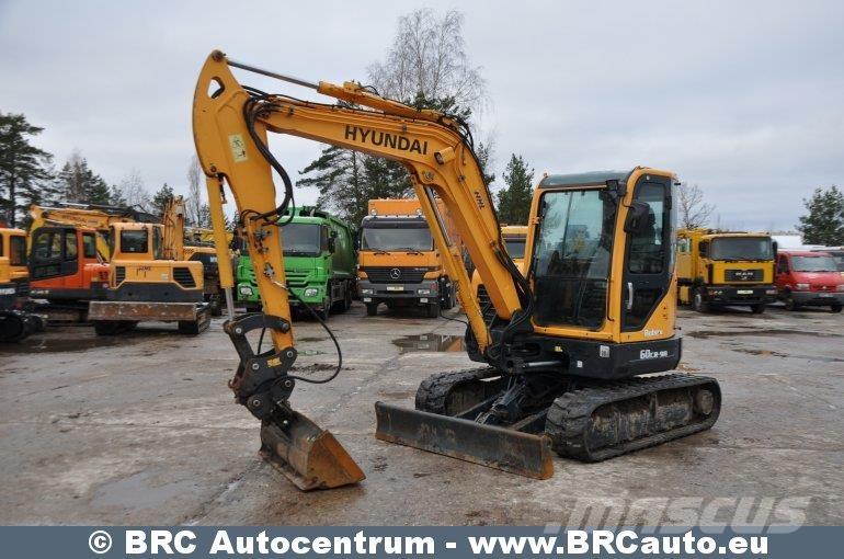 Hyundai R60CR-9A Pelle sur chenilles