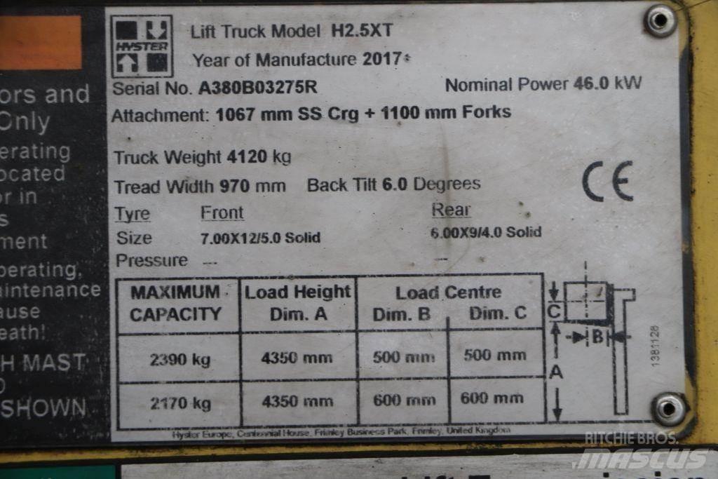 Hyster H2.5XT Chariots GPL