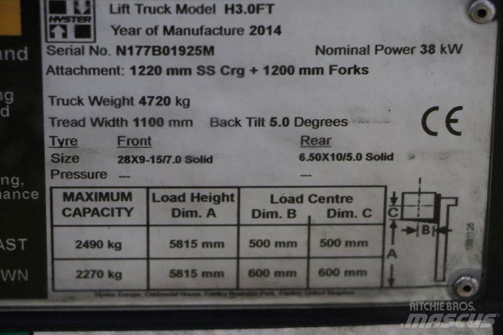 Hyster H3.0FT Chariots GPL