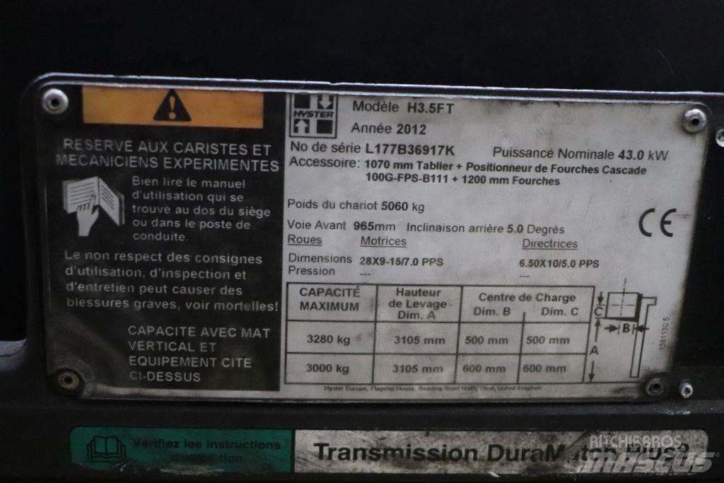 Hyster H3.5FT Chariots diesel