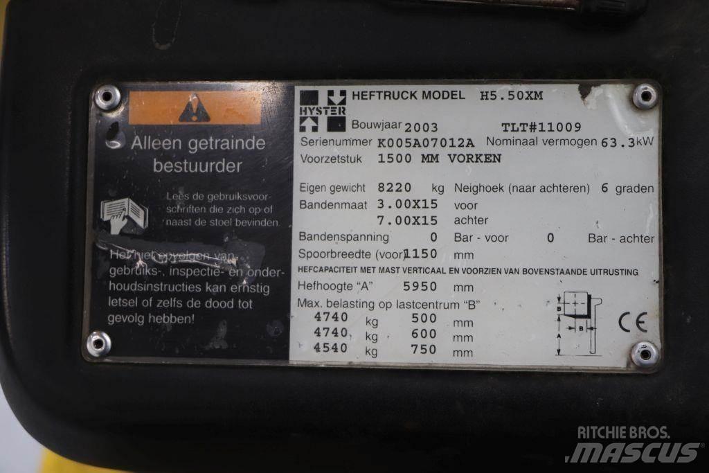 Hyster H5.50XM Chariots GPL
