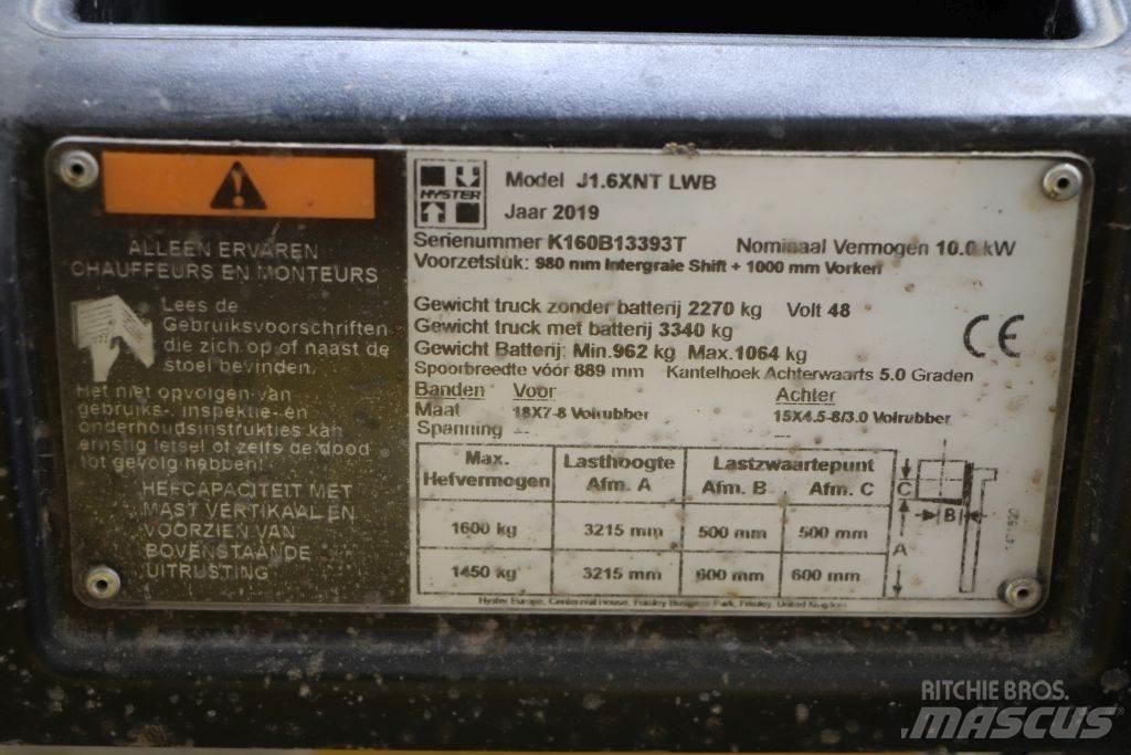 Hyster J1.6XNT Chariots élévateurs électriques