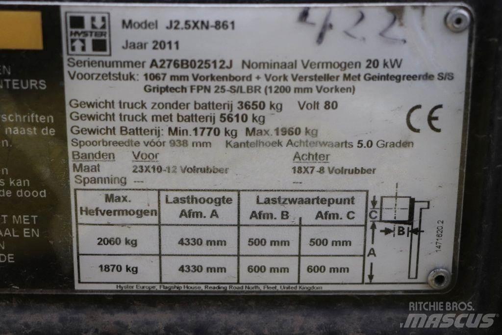 Hyster J2.5XN Chariots élévateurs électriques