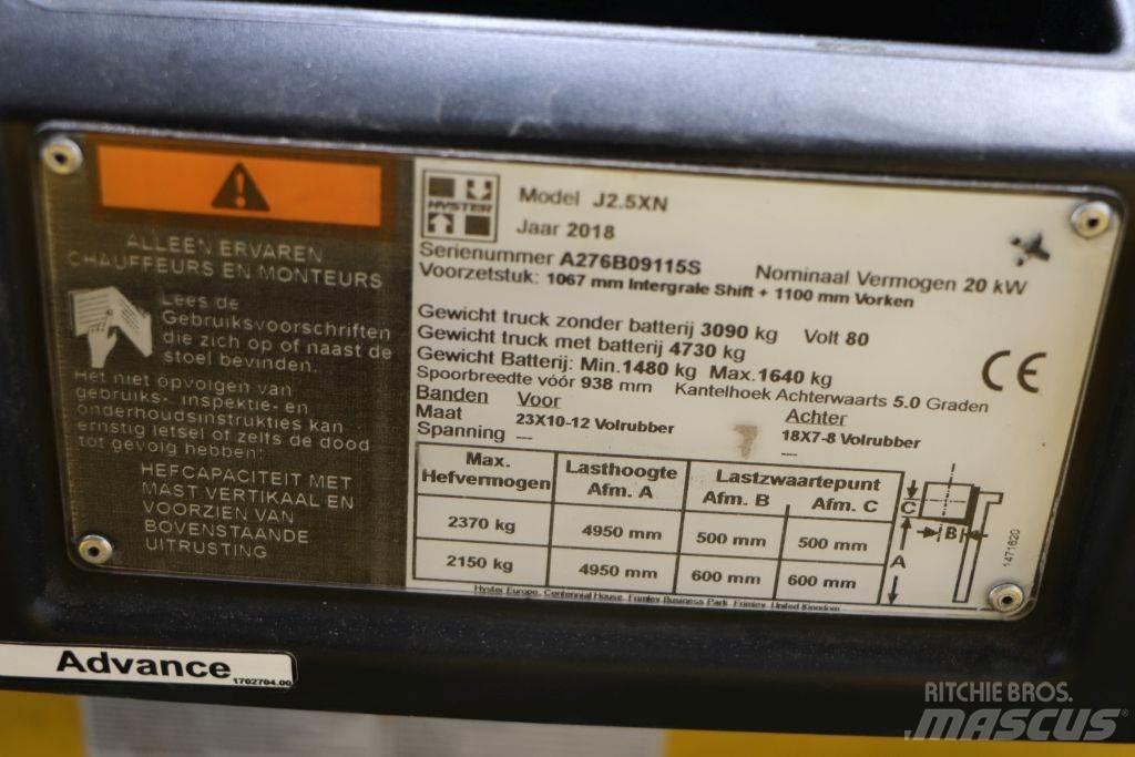 Hyster J2.5XN Chariots élévateurs électriques