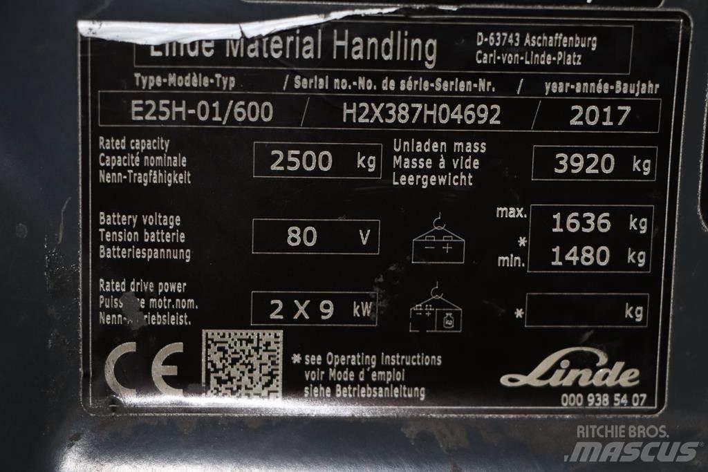 Linde E25H-01/600 Chariots élévateurs électriques