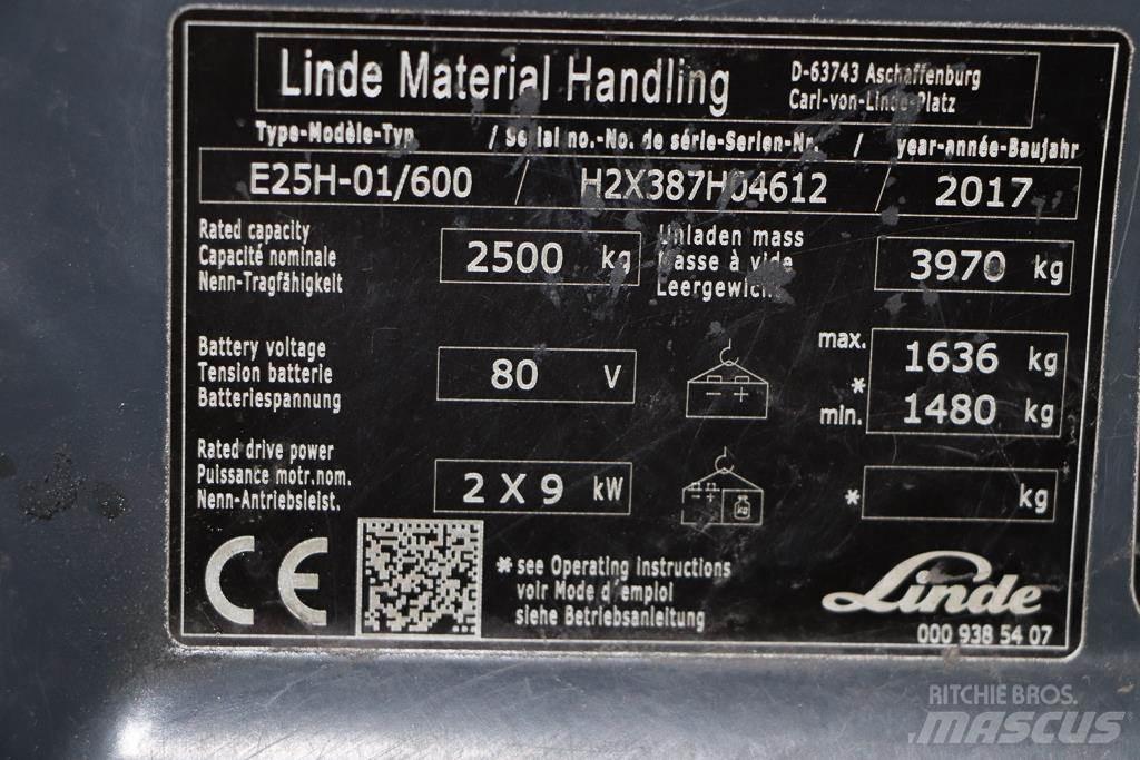 Linde E25H-01/600 Chariots élévateurs électriques