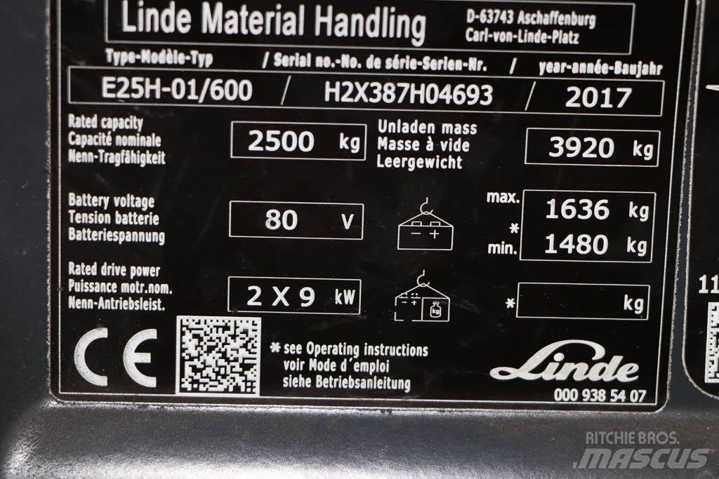 Linde E25H-01/600 Chariots élévateurs électriques