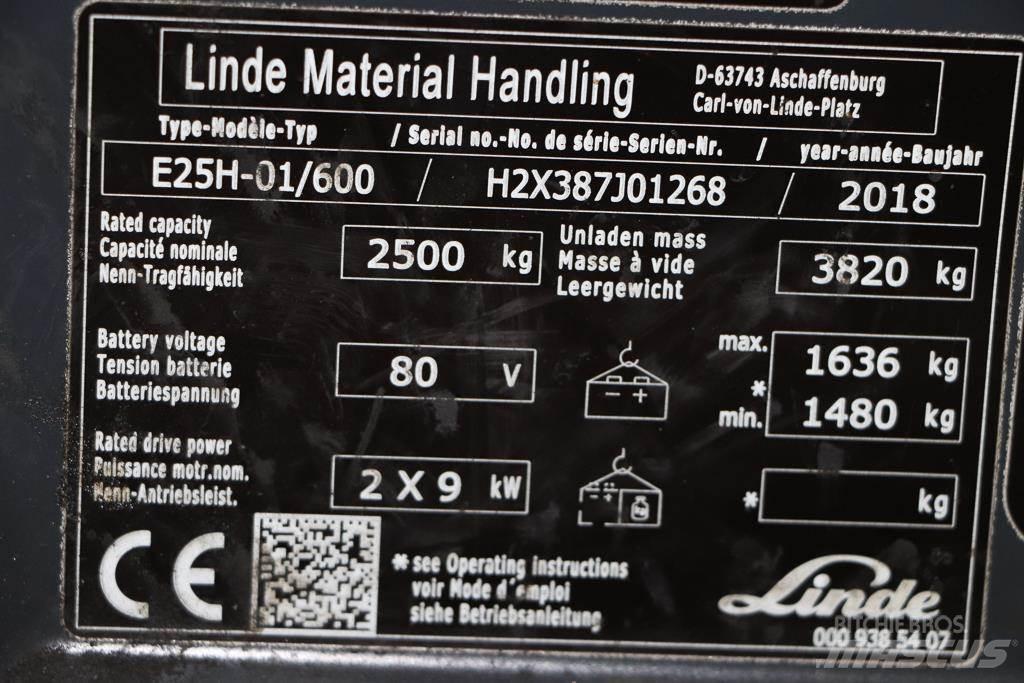 Linde E25H-01/600 Chariots élévateurs électriques