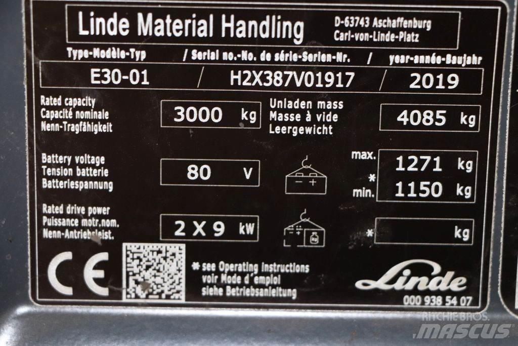 Linde E30-01 Chariots élévateurs électriques