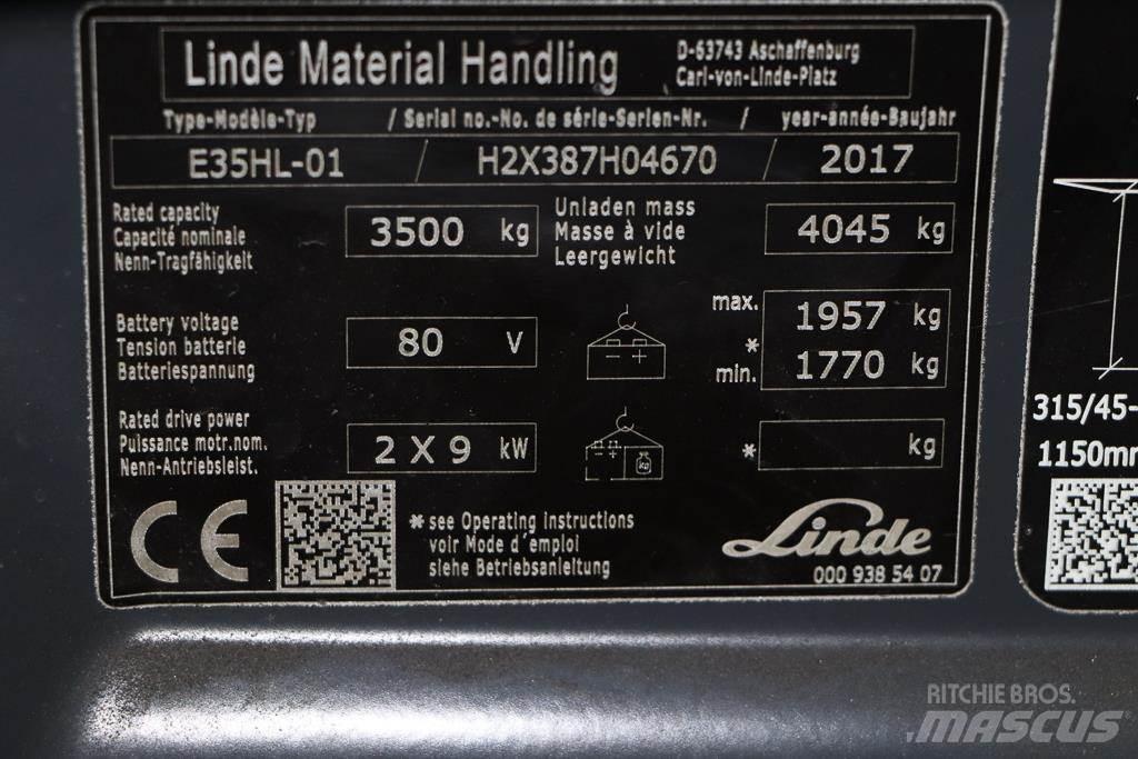 Linde E35HL-01 Chariots élévateurs électriques