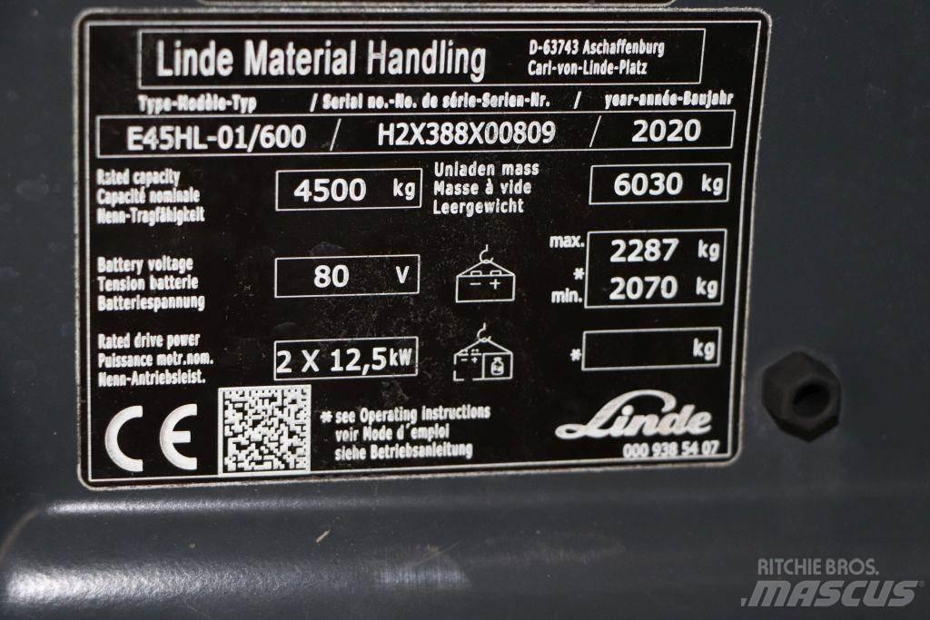 Linde E45HL-01/600 Chariots élévateurs électriques