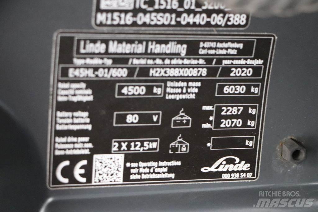 Linde E45HL-01/600 Chariots élévateurs électriques