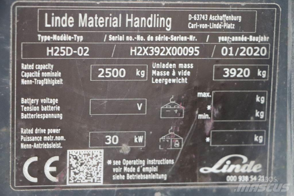 Linde H25D-02 Chariots diesel