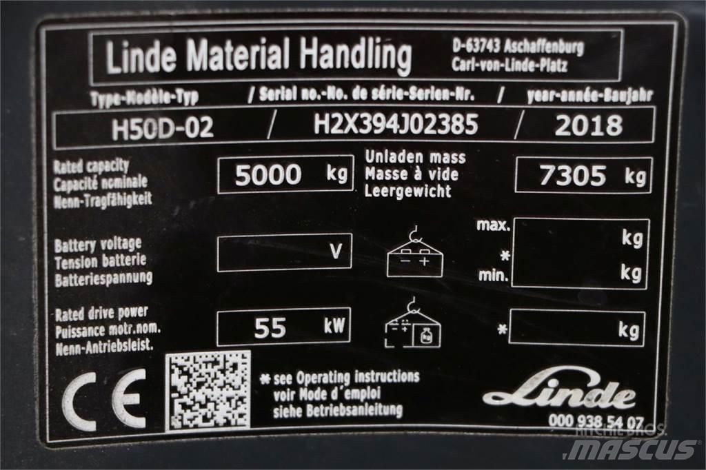 Linde H50D-02 Chariots diesel