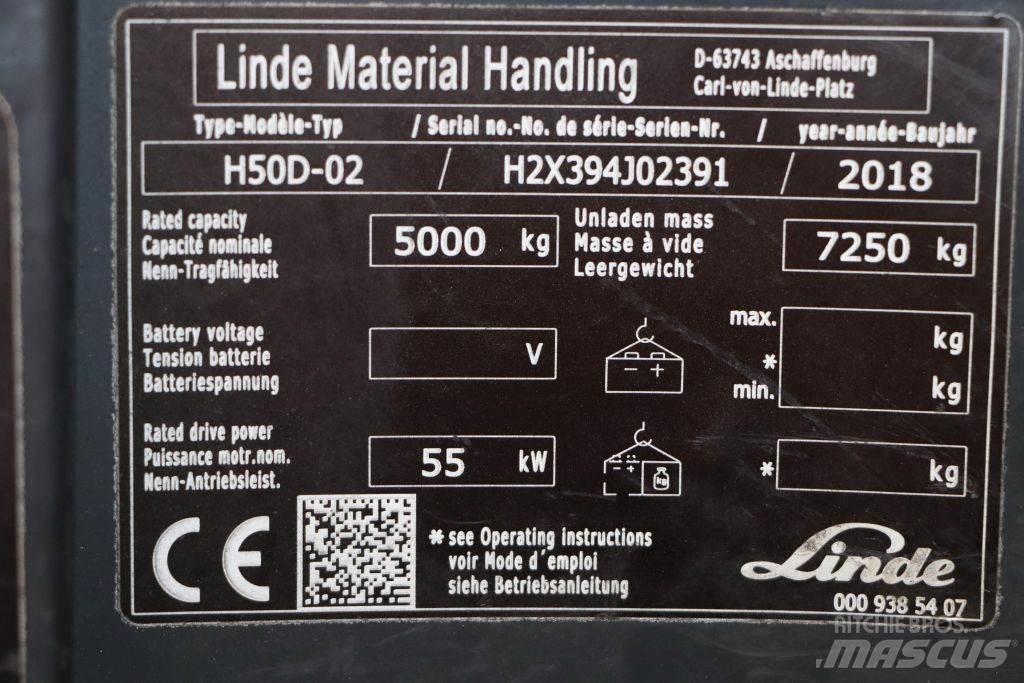 Linde H50D-02 Chariots diesel