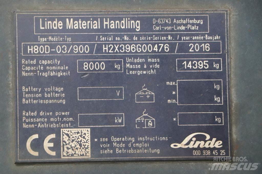 Linde H80D-03/900 Chariots diesel