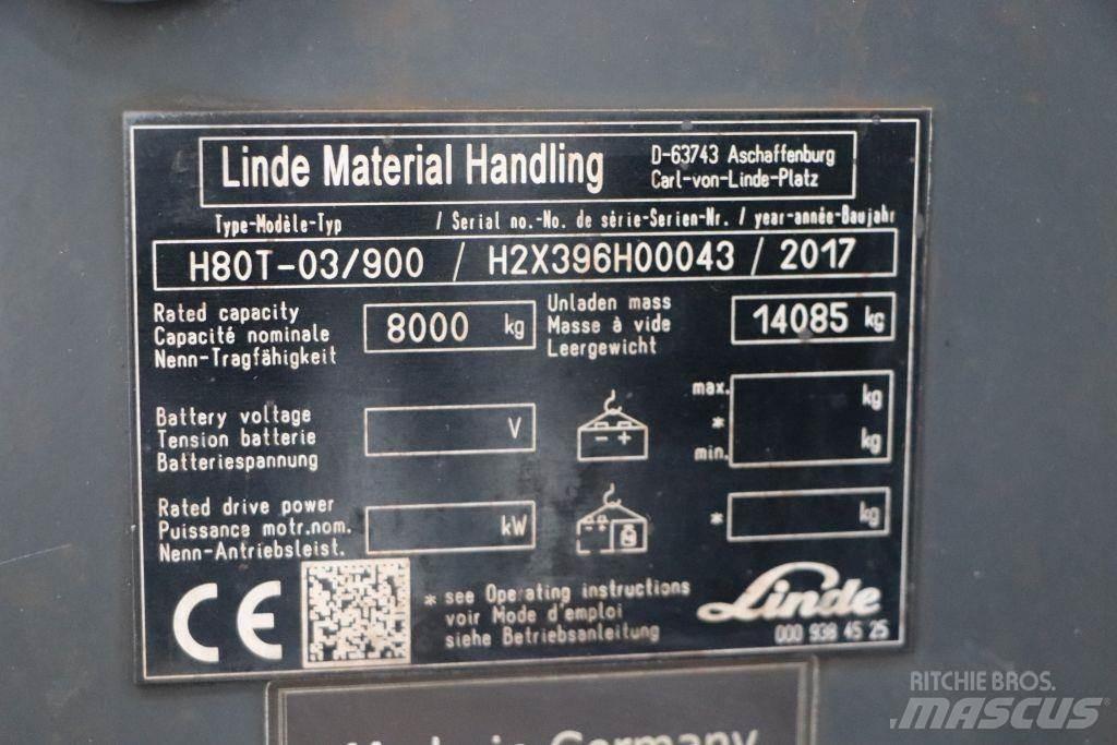 Linde H80T-03/900 Chariots GPL