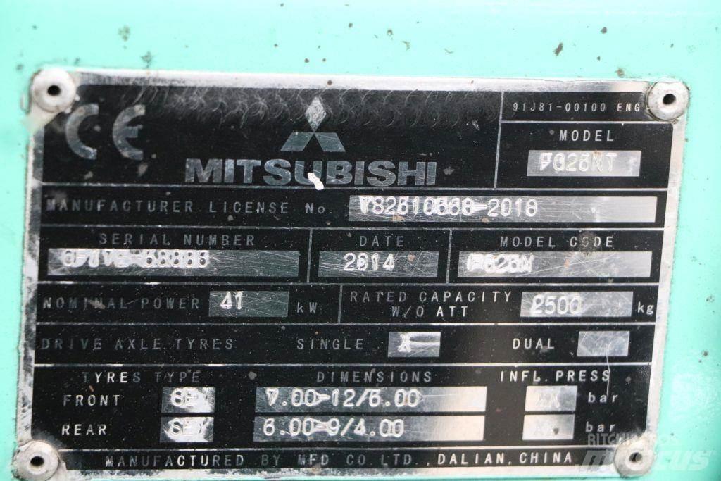 Mitsubishi FG25NT Chariots GPL