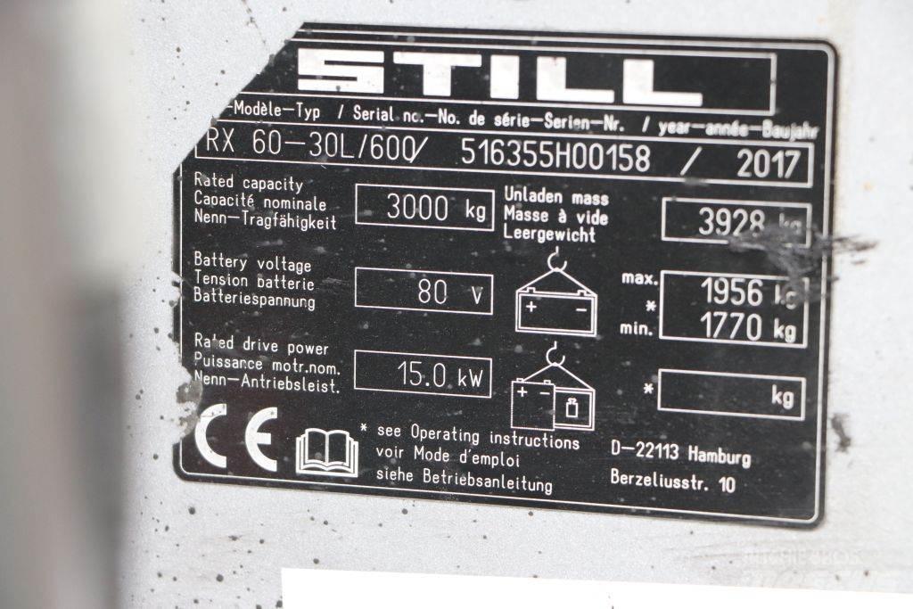 Still RX60-30L/600 Chariots élévateurs électriques
