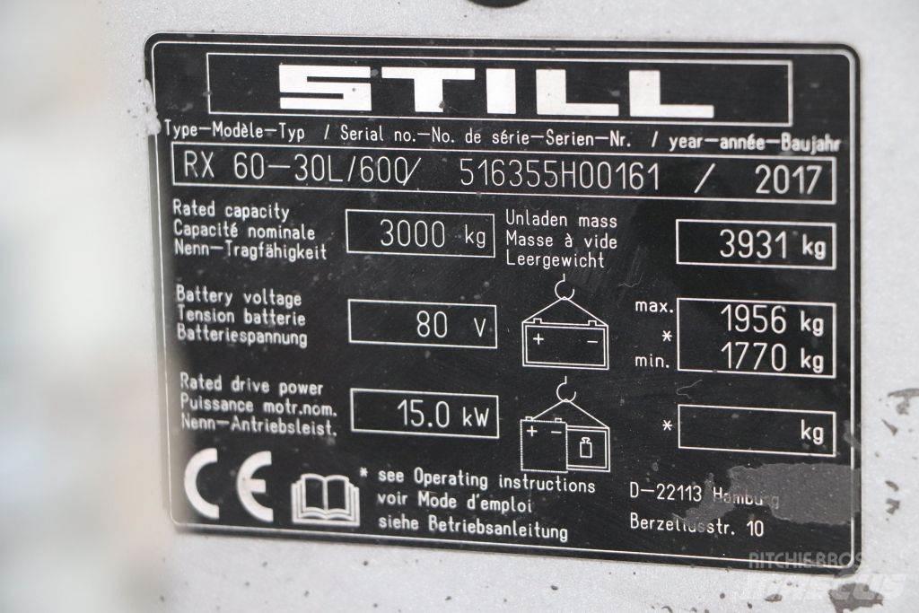 Still RX60-30L/600 Chariots élévateurs électriques