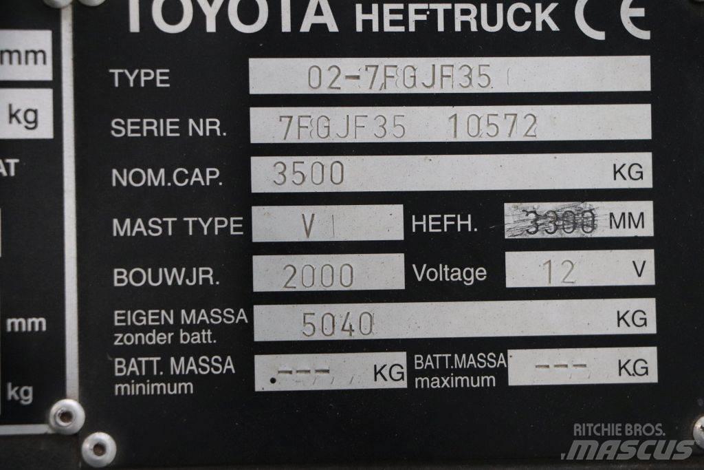 Toyota 02-7FGJF35 Chariots GPL