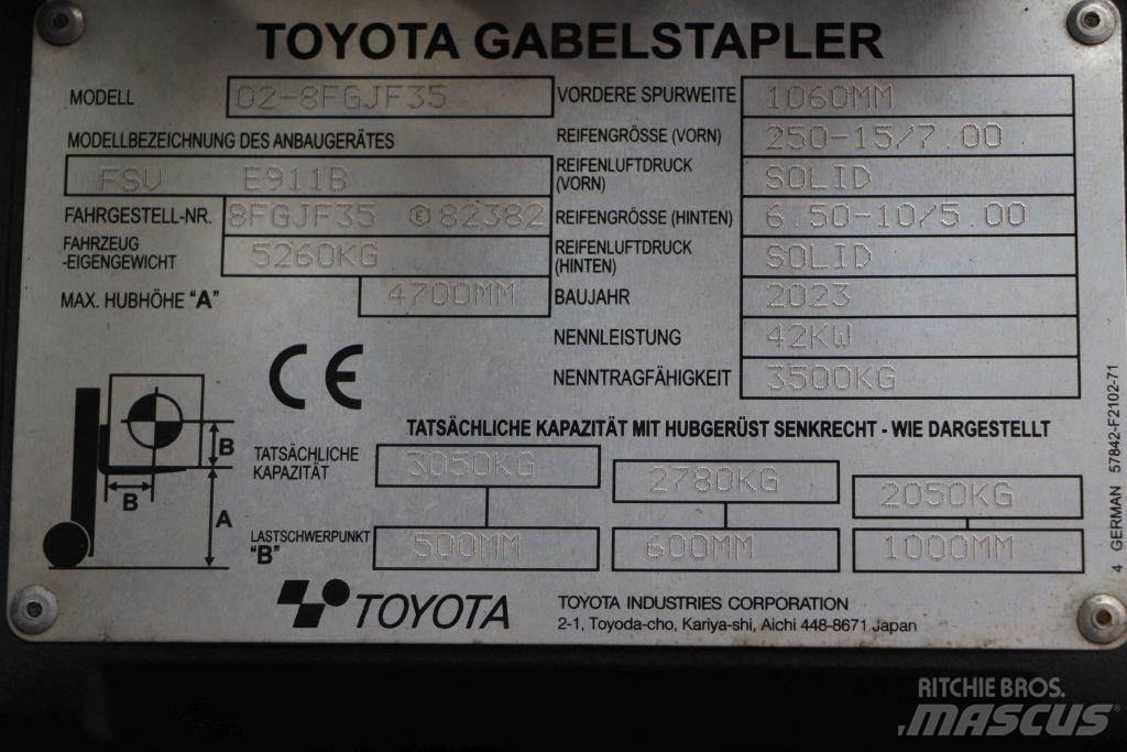 Toyota 02-8FGJF35 Chariots GPL