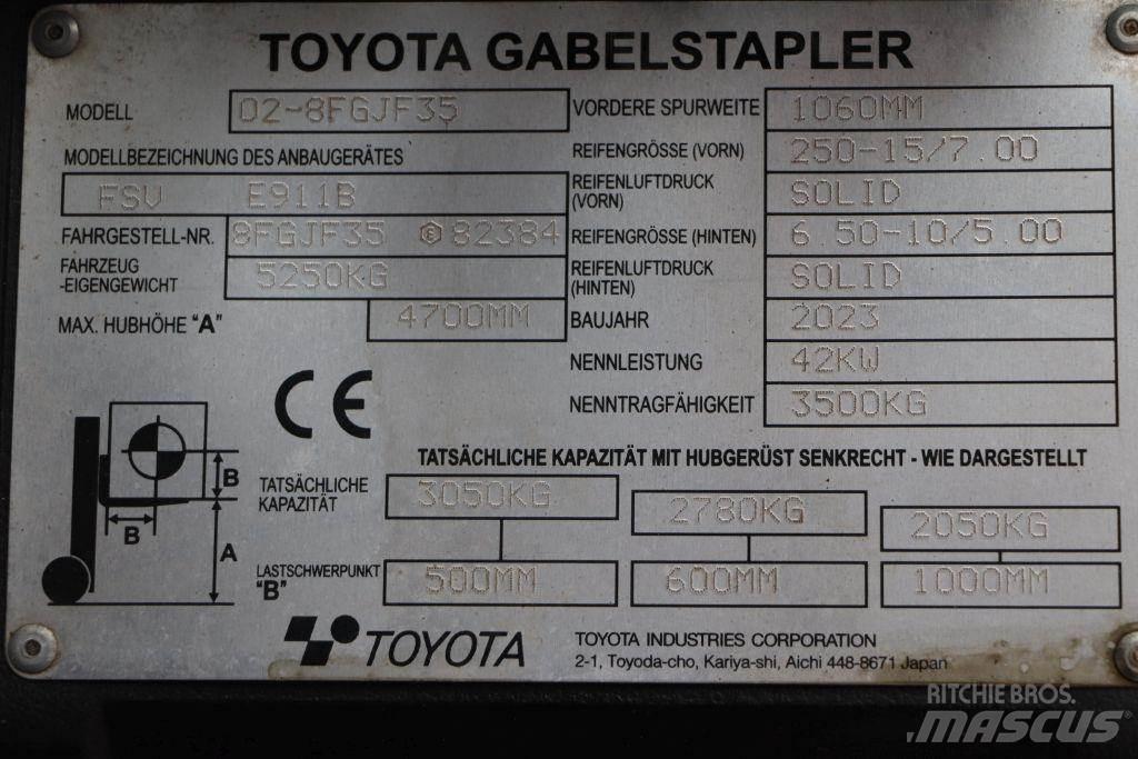 Toyota 02-8FGJF35 Chariots GPL