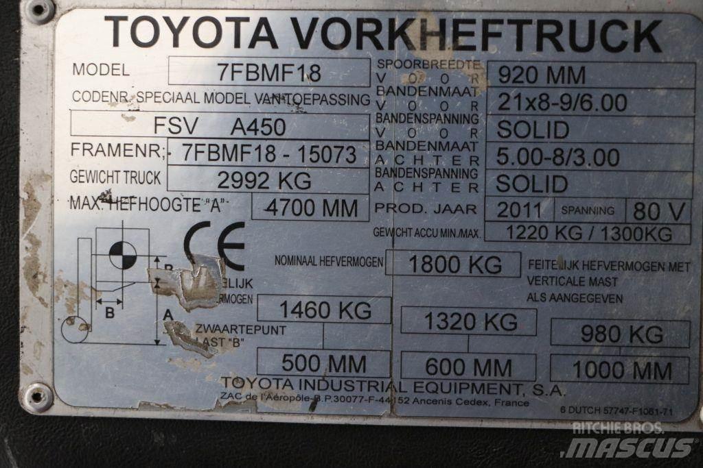 Toyota 7FBMF18 Chariots élévateurs électriques