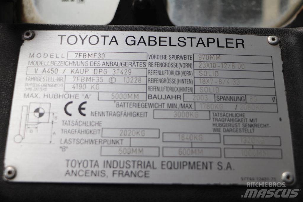 Toyota 7FBMF30 Chariots élévateurs électriques