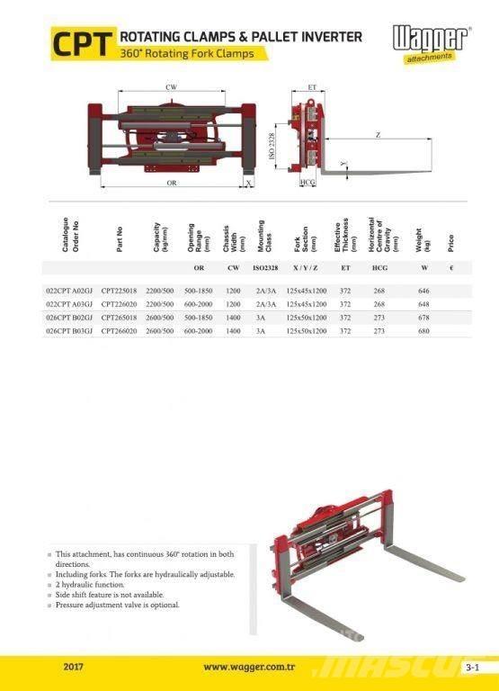  Wagger 026CPT-B02GJ Manutention - Autres