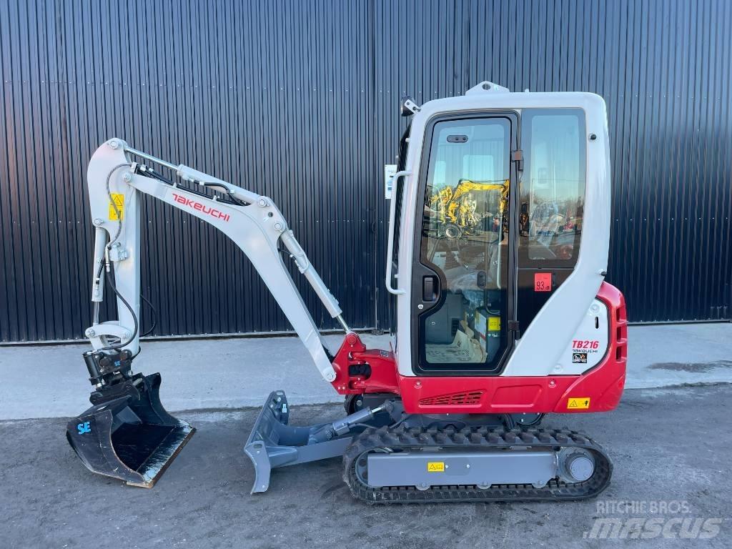 Takeuchi TB 216 Mini pelle < 7t