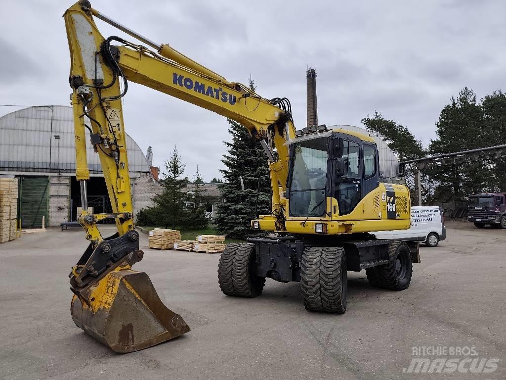 Komatsu PW 160-7E0 Pelle sur pneus