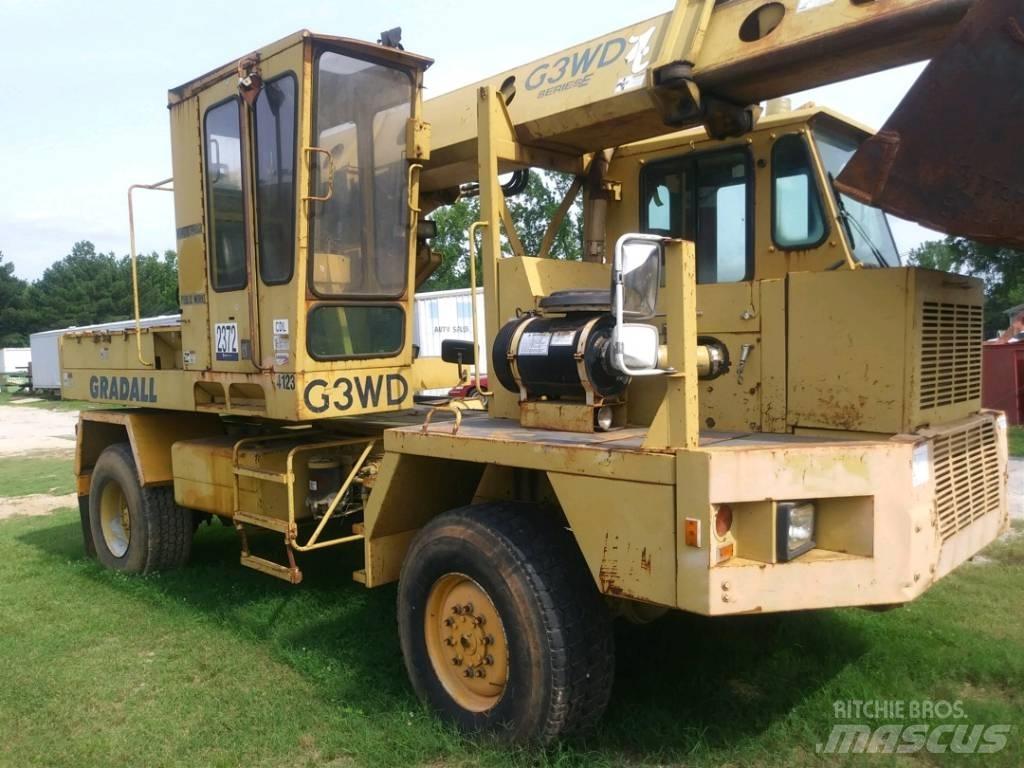 Gradall G3WD Pelle sur pneus