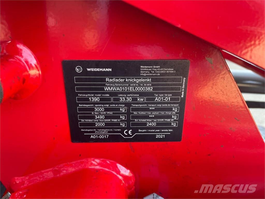 Weidemann 1390 Agriculture - Autres