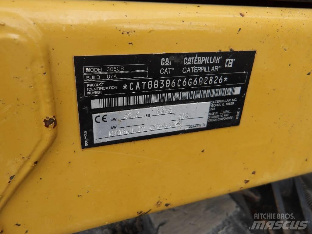 CAT 306 CR Mini pelle < 7t
