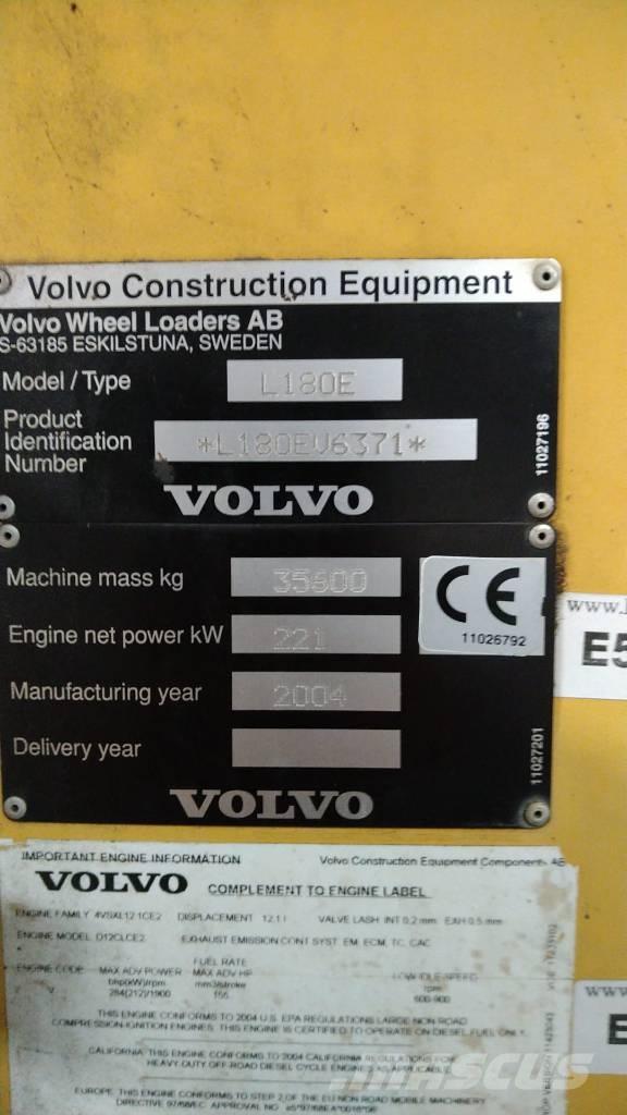 Volvo L 180 E HL Chargeuse sur pneus